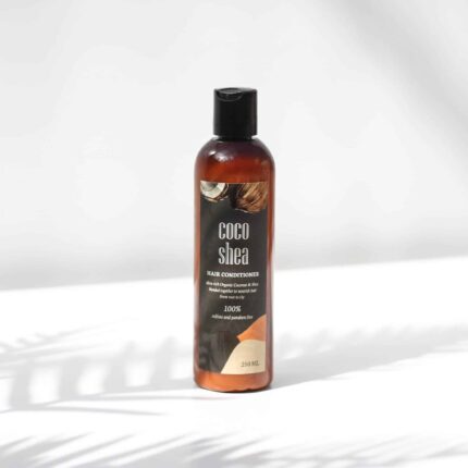 Coco Shea conditioner is free of sulfates and parabens to nourish hair